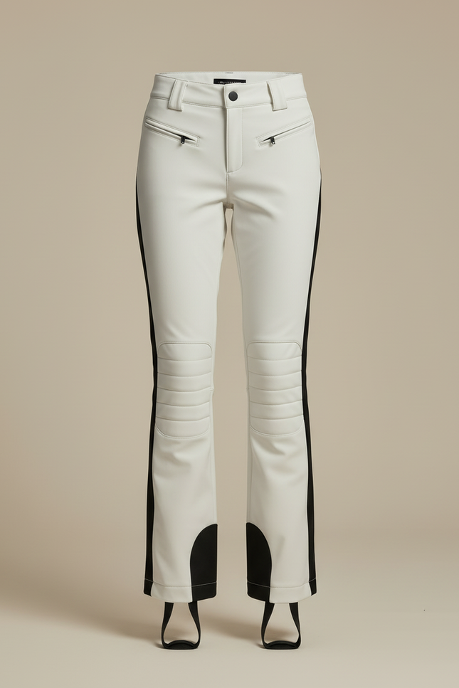 Pantalon Noir Et Blanc Femme - Simili cuir - vue 3