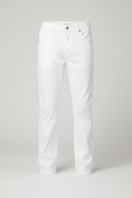 Pantalon Blanc Coton Décontracté Enfant Slim - vue 3