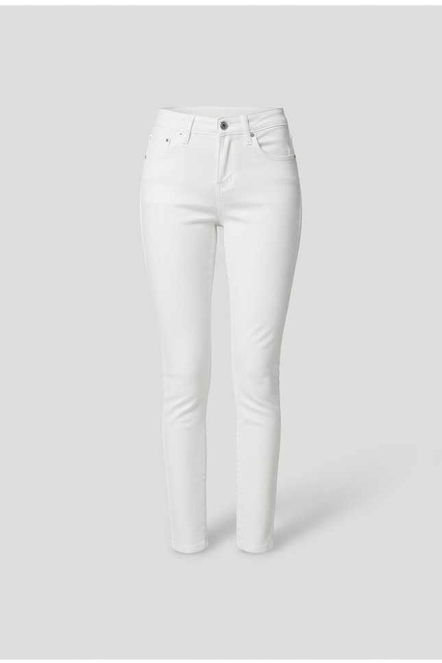 Pantalon Push Up Blanc - Jean - vue 3