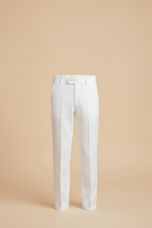 Pantalon Blanc Ccc0 - Gabardine - vue 3