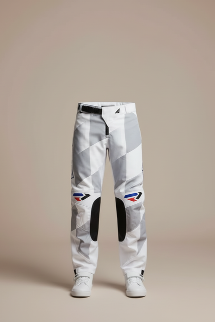 Pantalon Blanc Motocross Enfant Racing Combinaison Sportive - Polyester - vue 3