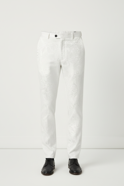 Pantalon Blanc Ff7c - Polyester - vue 3