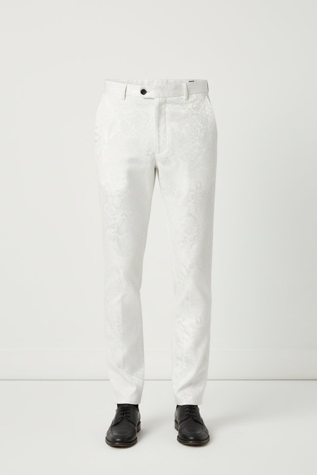 Pantalon Blanc Ff7c - Polyester - vue 3