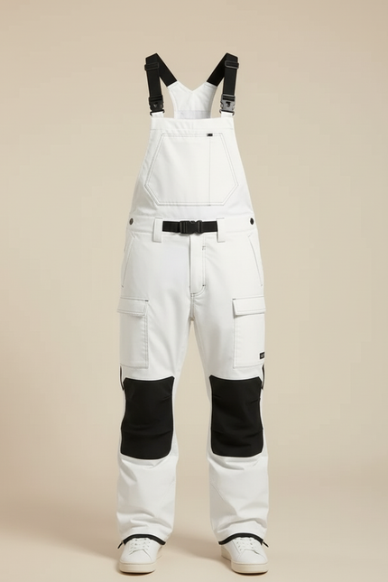 Pantalon Ski Noir Et Blanc - Polyester - vue 3