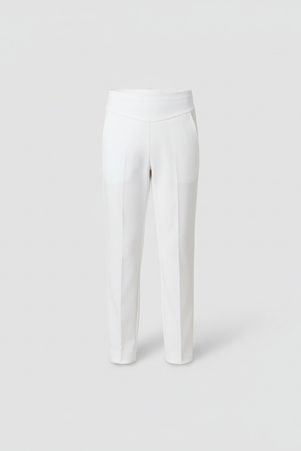 Pantalon Blanc Enfant Slim Ajusté Moderne - Polyester - vue 3