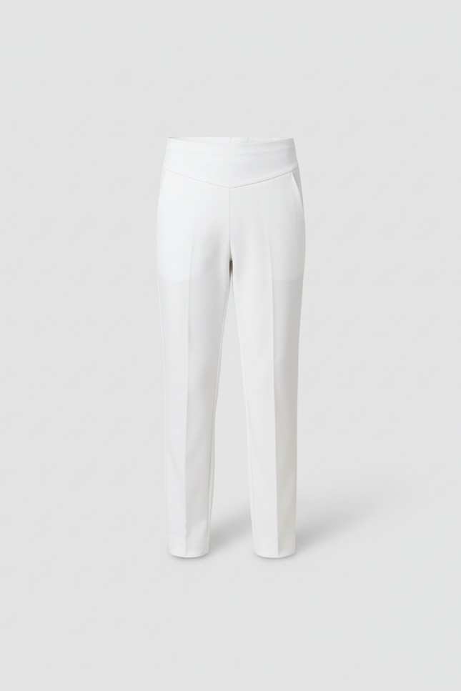 Pantalon Blanc Enfant Slim Ajusté Moderne - Polyester - vue 3