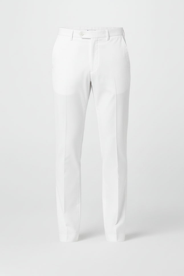 Pantalon Blanc Droit Élégant Homme Formel - Gabardine - vue 3