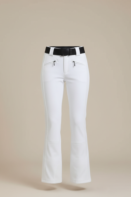 Pantalon Fuseau Ski Femme Blanc - Polyester - vue 3