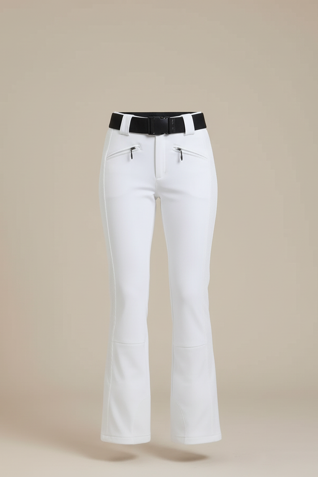 Pantalon Fuseau Ski Femme Blanc - Polyester - vue 3