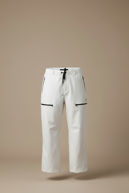 Pantalon Blanc Ski Imperméable Unisexe Neige Hiver - Polyester - vue 3