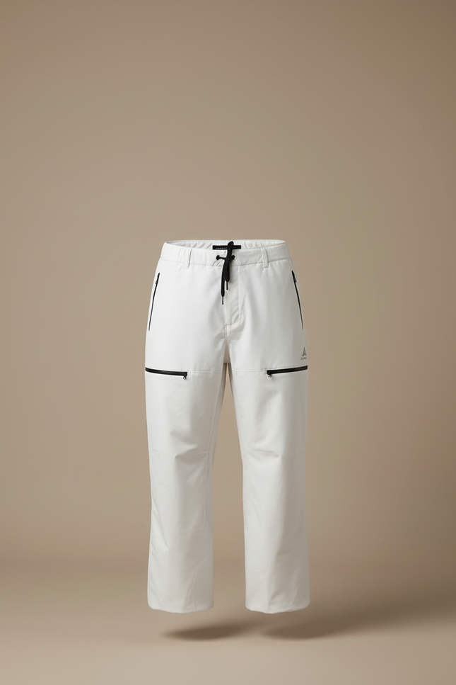 Pantalon Blanc Ski Imperméable Unisexe Neige Hiver - Polyester - vue 3