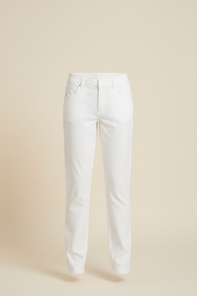 Pantalon Elastique Blanc - vue 3