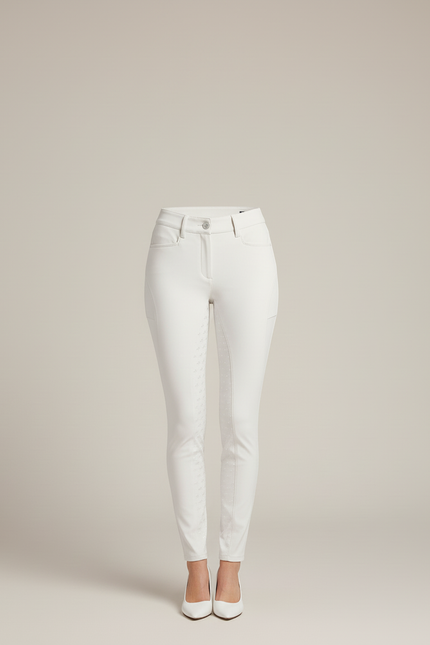 Pantalons Blancs Pour Femme - Polyester - vue 3