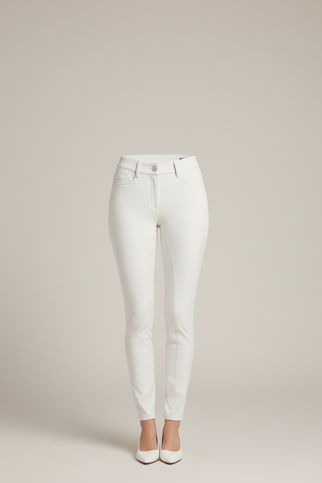 Pantalons Blancs Pour Femme - Polyester - vue 3