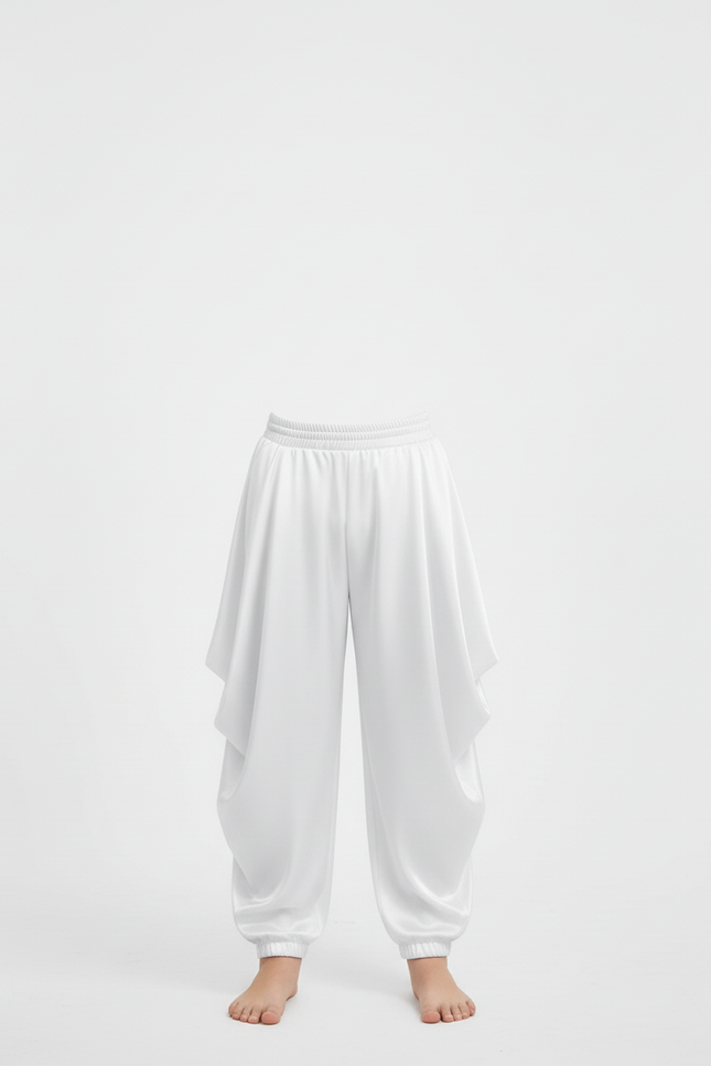 Pantalon Thai Blanc - Satin - vue 3