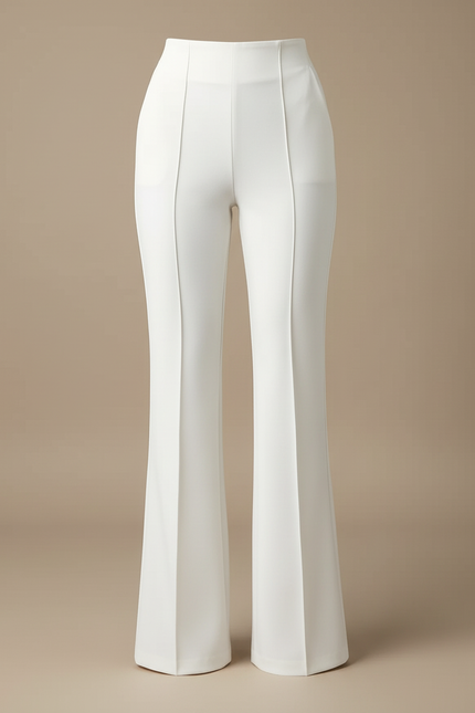 Pantalon De Travail Femme Blanc - Polyester - vue 3