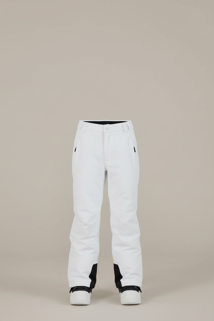 Pantalon Blanc Ski Enfant Bretelles Imperméable Hiver - Polyester - vue 3