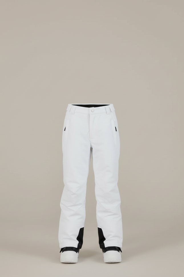 Pantalon Blanc Ski Enfant Bretelles Imperméable Hiver - Polyester - vue 3